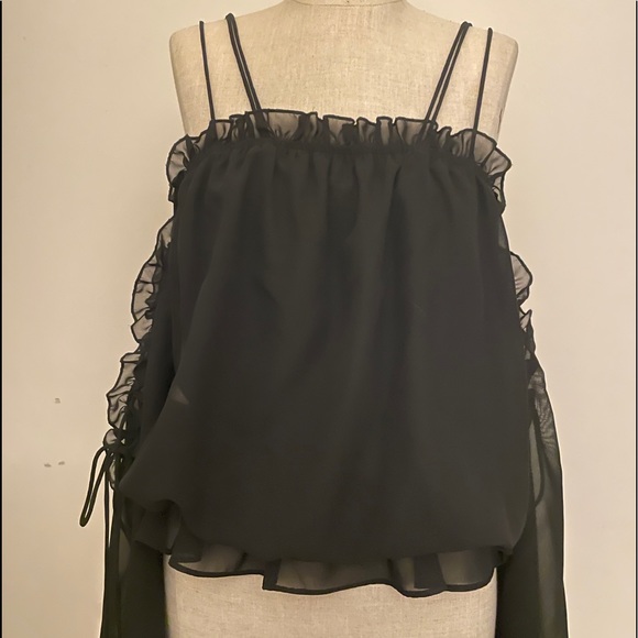 Chemise Long sleeved Lace - Picture 2 of 5